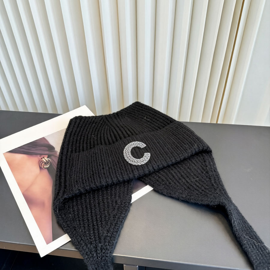 Bonnets de créateurs Femmes Lettre Modèle Tricot Cap Hommes Bonnet Tricot Chapeau Casquettes Dôme Cap Protéger Les Oreilles Coupe-Vent Garder Au