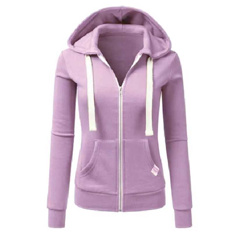 Autumn/Winter New Women'sPersonalized Fashion Sports Hoodie Long Sleeve Drawstring Pocket Zipper Coat Woolen Sweater Top CYXX386 R260915