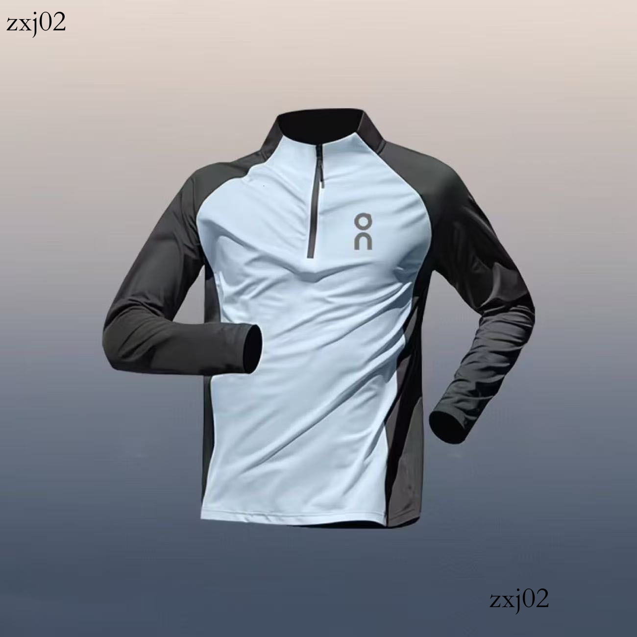 QC Tracksuit Men Designer Quarter Zipper Shirt Breathable Splicing Sweatshirt Men Clothes Gym Clothes Men Short Sets Men Fashion Casual Short Sleeve