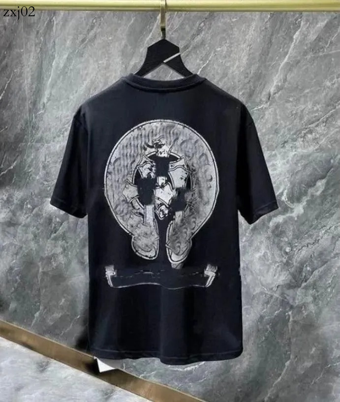 Chrome T Shirt Men Designer Sanskrit Long Sleeve Cotton Horseshoe Pullover Crosses Sweatshirt Women Trendy Brand Youth T Shirt Chrome Shirt Heartnes