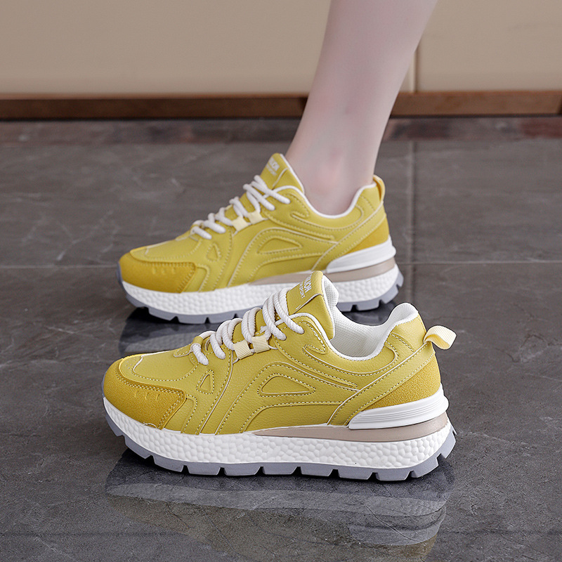 Soft-sole Women's Designer Sneakers Autumn New Hot Sale Platform Running Fashion Comfortable Height Increased Casual Shoes