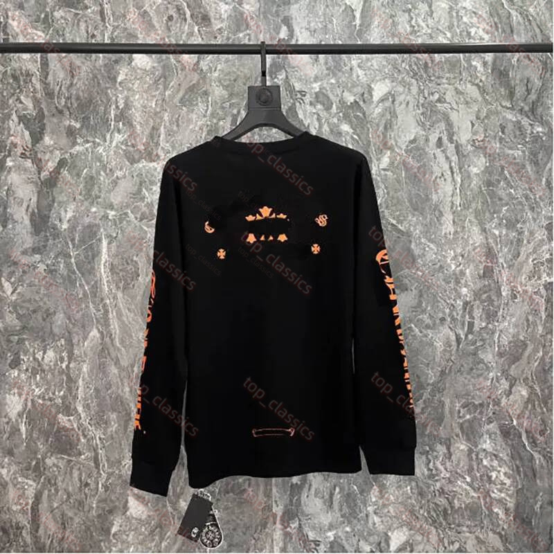 Chromelness Hoodie Mens Sweatshirts Designer Chrome Hoodies Men's Women Letter Printed Fashion Long Sleeve Tops High Street Styles Breathable S