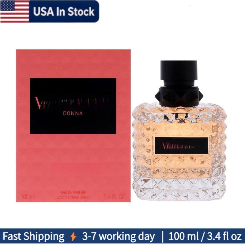 Luxury Valentin Perfume Designer Perfume 100ml 3.4 FL OZ Men Donna Female High Quality EDP Long Lasting Fragrance Body Spray Male Parfum Fast Ship I