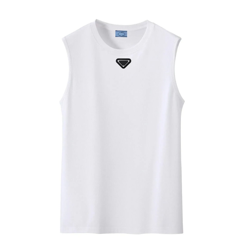 Designer Mens Vest Tshirt Slim Fit Breathable Sweat Absorbing Black Sports Underwear Vest For Summer Fashion