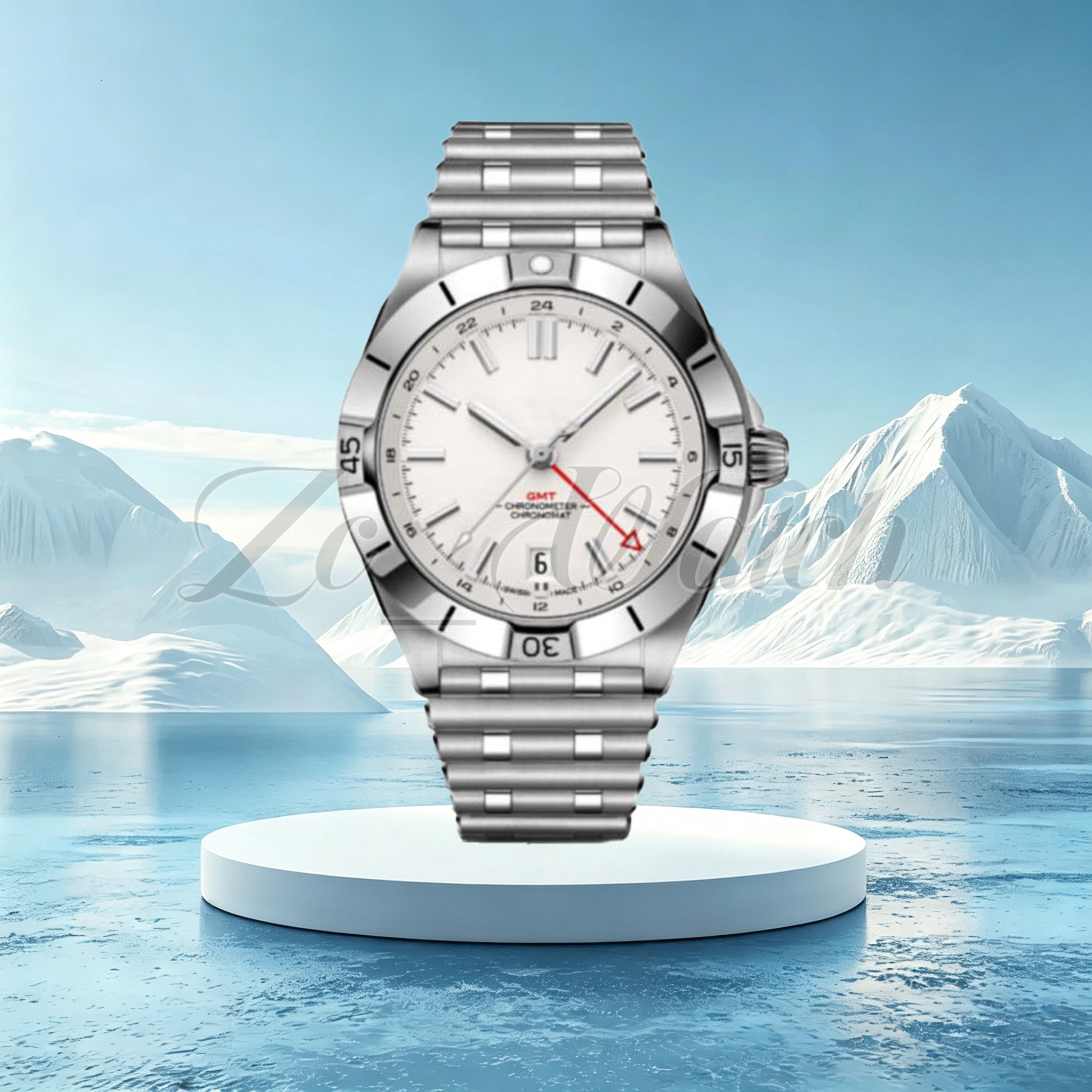 2027 New Mens Automatic/quartz Chronograph Watch Breitlinlyness Watch Stainless Steel/leather/rubber Strap Luxury Business Male Wristwatch With Gift