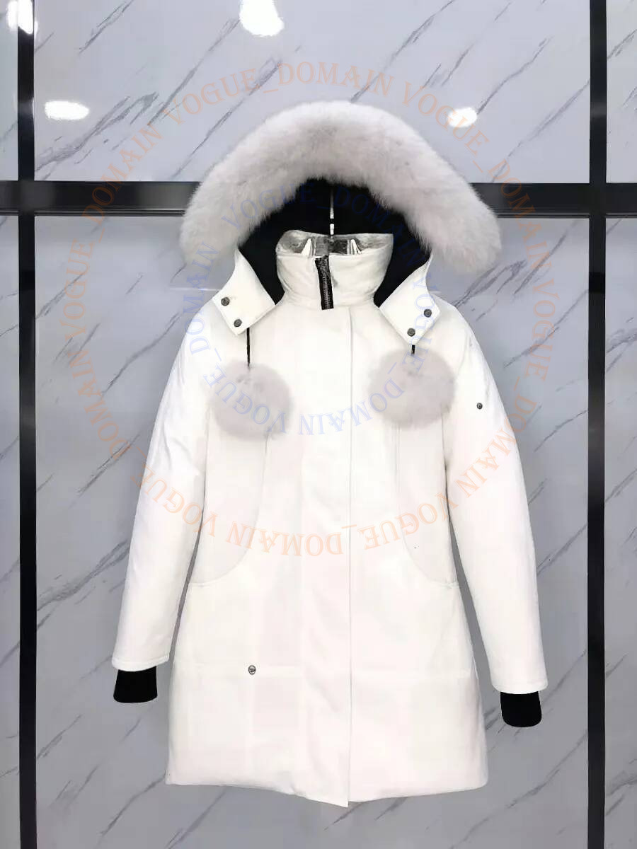Moose Designer Parkas Jackets Mens Outdoor Windbreakers Puffer Short Parka Down Jacket Removable Fur Collar Unisex Loose Fit Winter Thick Warm Coat