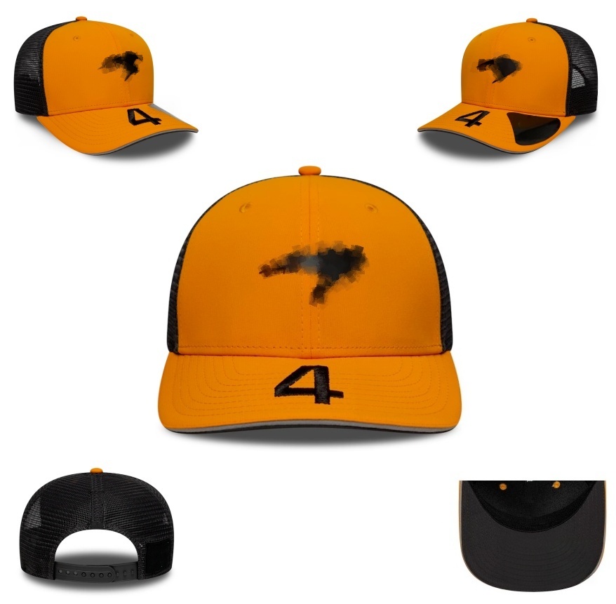 Racing Hat Ball Caps Designer Hats f1 Driver hat baseball fashion men Women Street outdoor sun Hats Unisex Caps Adjustable high quality b-2