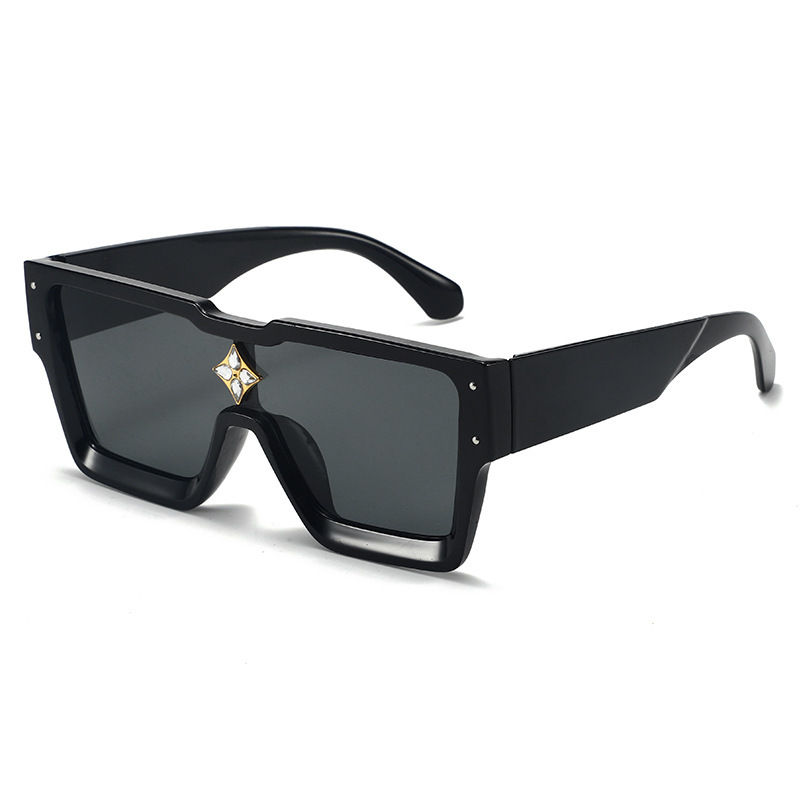 Luxury Diamond Square Fashion Sunglasses For Men And Women Glamour Designer Brand Sun Glasses Classic Unisex UV400 Shades J260916