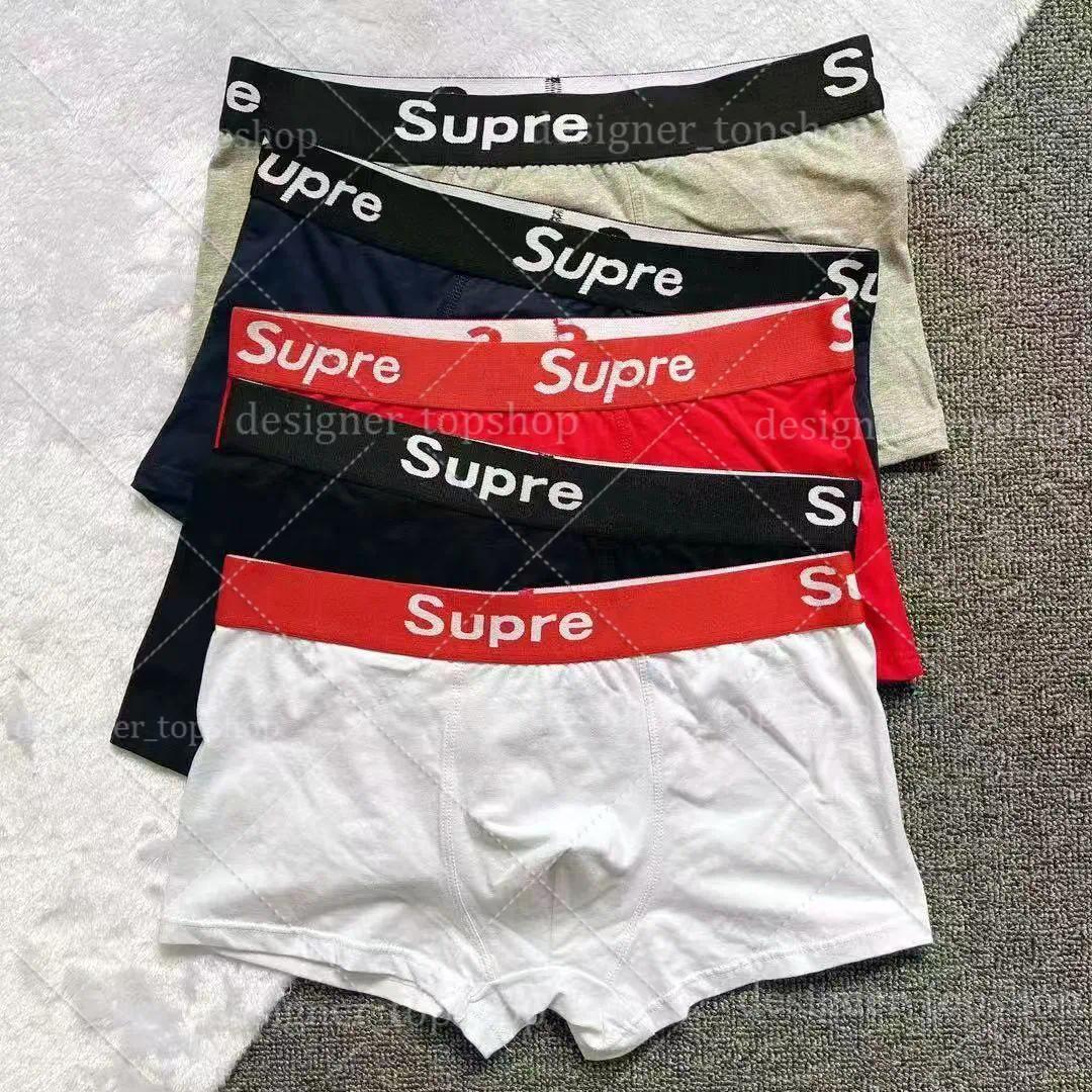 Designers Hommes 5PC Sous-vêtements pour hommes Mode Sexy Short en coton pour hommes Classiques Lettre Boxer pour hommes culottes pour femmes Sho