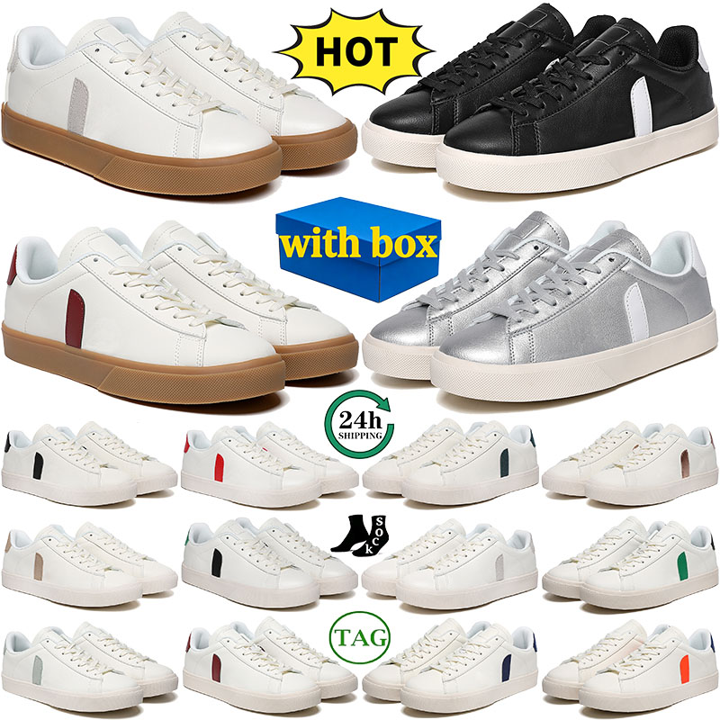 Chaussures de créateurs Femmes Baskets décontractées Campo Chromefree Baskets en cuir Hommes Recife Chromefree Moutarde Jaune Blanc Naturel Noir