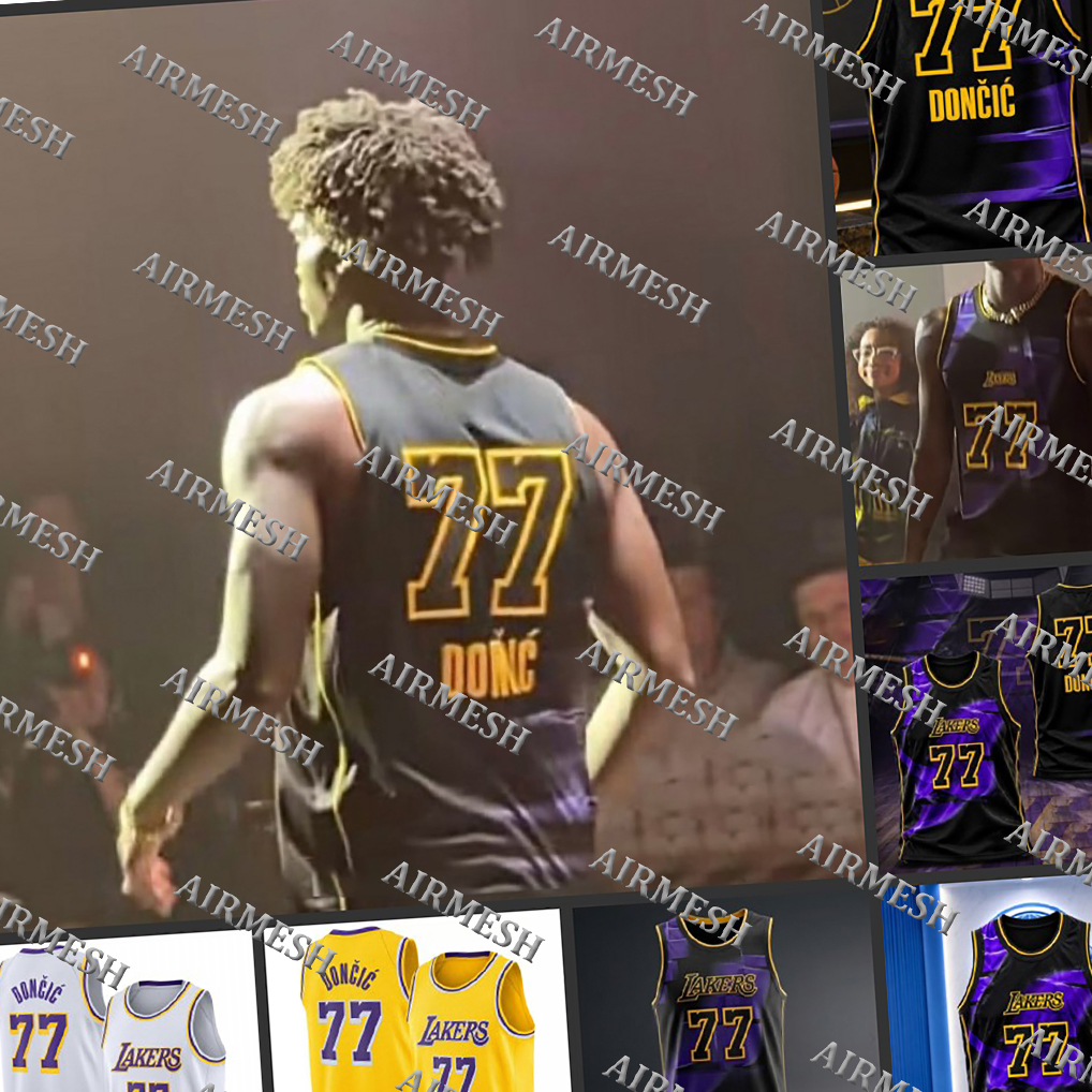 2026-27 Specter Edition Lakerss Los Angeles Jersey Luka Doncic James Walker Kessler Austin Reaves Collin Sexton Quentin Grimes Bryant Jake LaRavia L