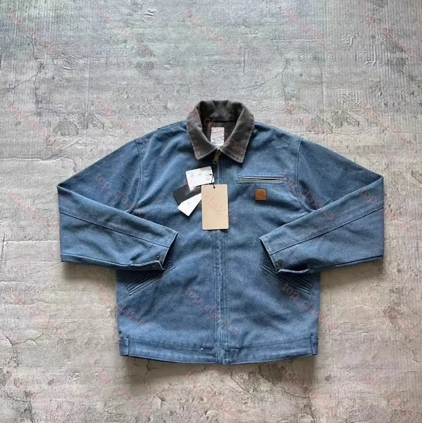 Mens Jacket High Quality Mens Designer Carharrtness Jackets Vintage Clothing Style Top Cotton Detroit Classic Trend Brand Carha Mens Jacket Hoodie 9