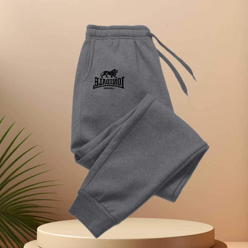 Unisex sports and casual running pants with elastic waistband drawstring - comfortable simple D260916