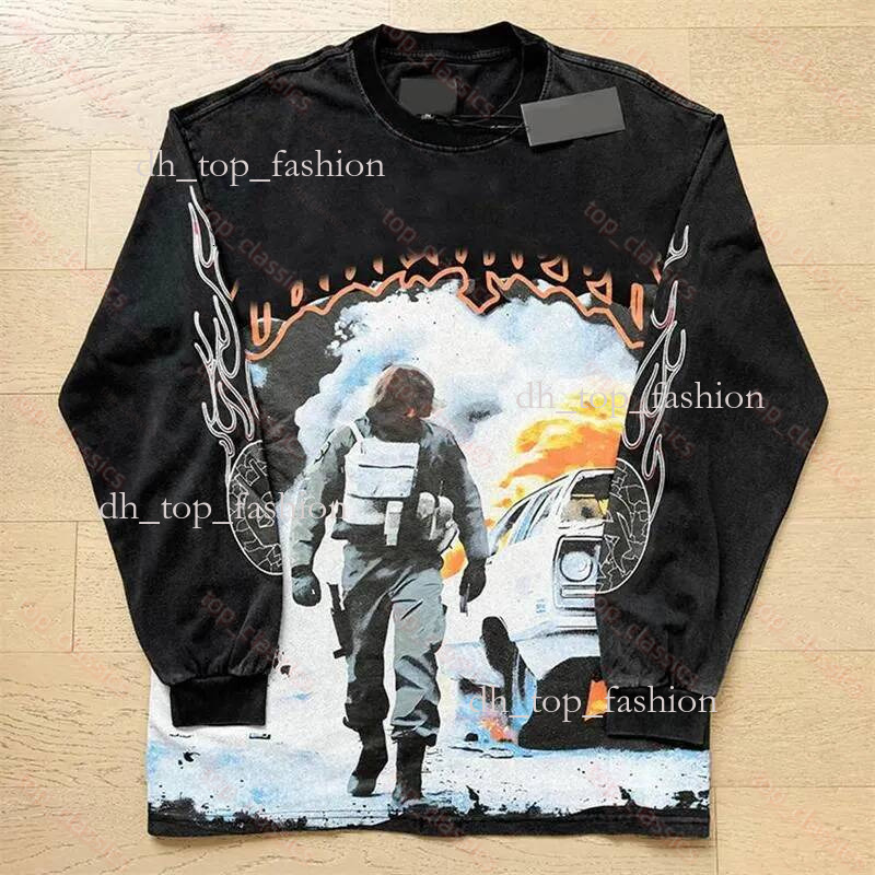 Godlys Speedlys Shirt Long Sleeve Mens High Street Hip Hop Punk Y2k Shirt For Womens Designer Gods Peed Baggy Shirts Harajuku Skull Print Brand Hood