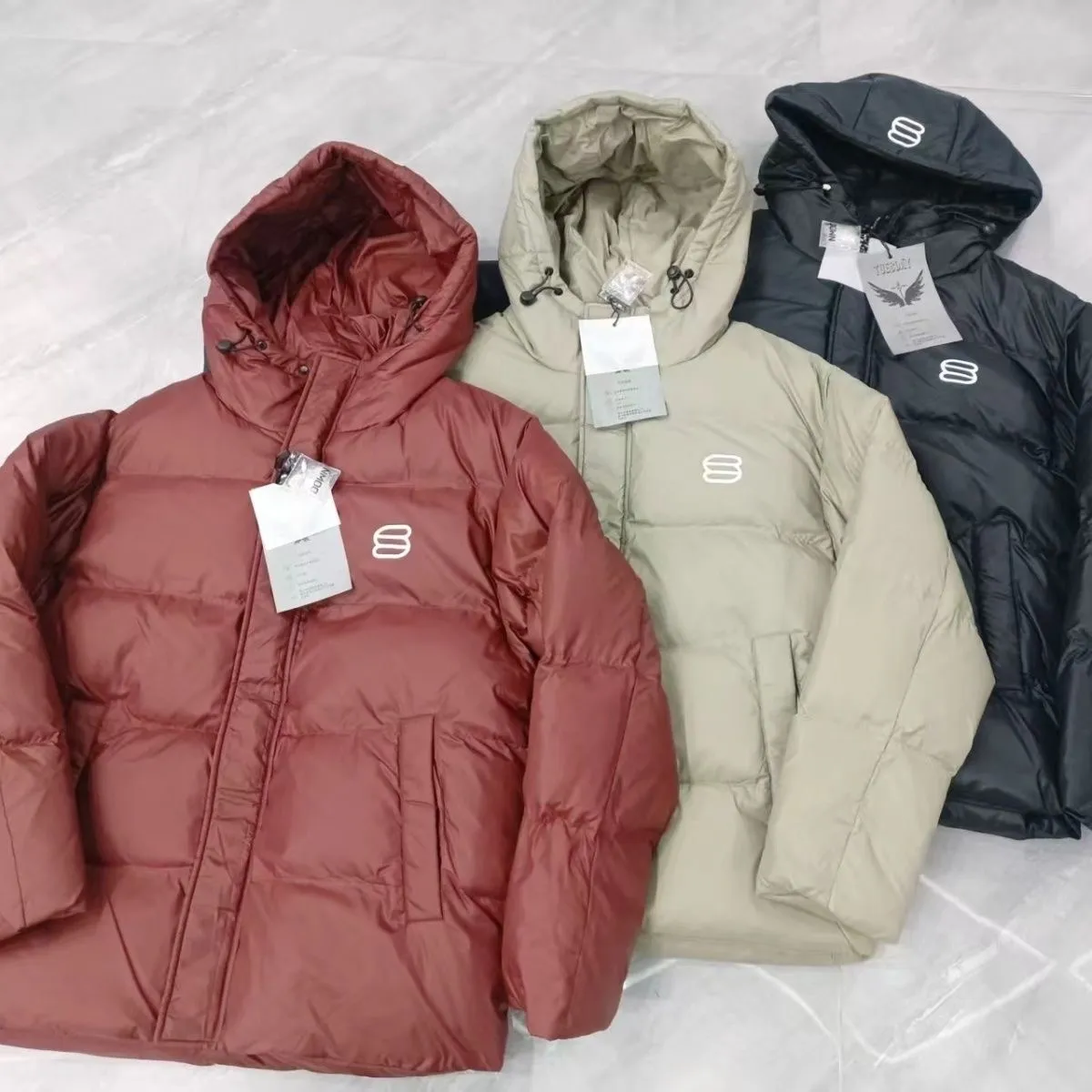 Men's Down Arizia White Unisex Hooded Jacket SUPER PUFF Extreme Cold Thickened Warmth Premium Winter Coat For Men And Women