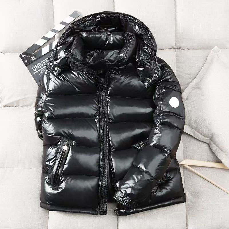 Puffer Jackets Mens Designer Duck Feather Down Hoody Jackets Luxury Short Coats Parkas QR Code NFC embroidery arm logo Man Women Winter Windbreaker