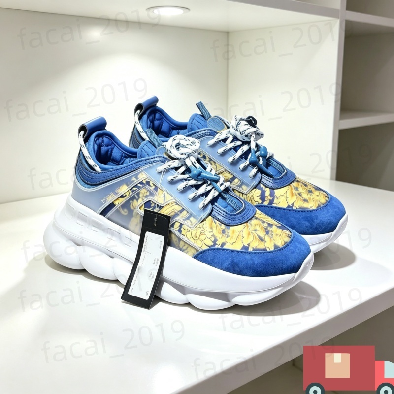 2026 Chain Reaction women men designer Running shoes Casual luxury brand platform sneakers Rubber Suede high quality Cherry Bluette Fashion Sports t