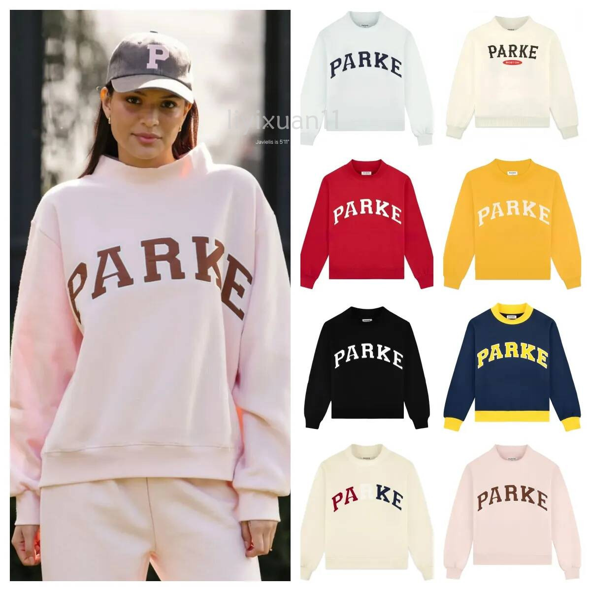 mockneck hoodie designer clothes women sweatpants shorts tracksuit Sweatshirt pants spring Embroideried parke sweatshirt afc