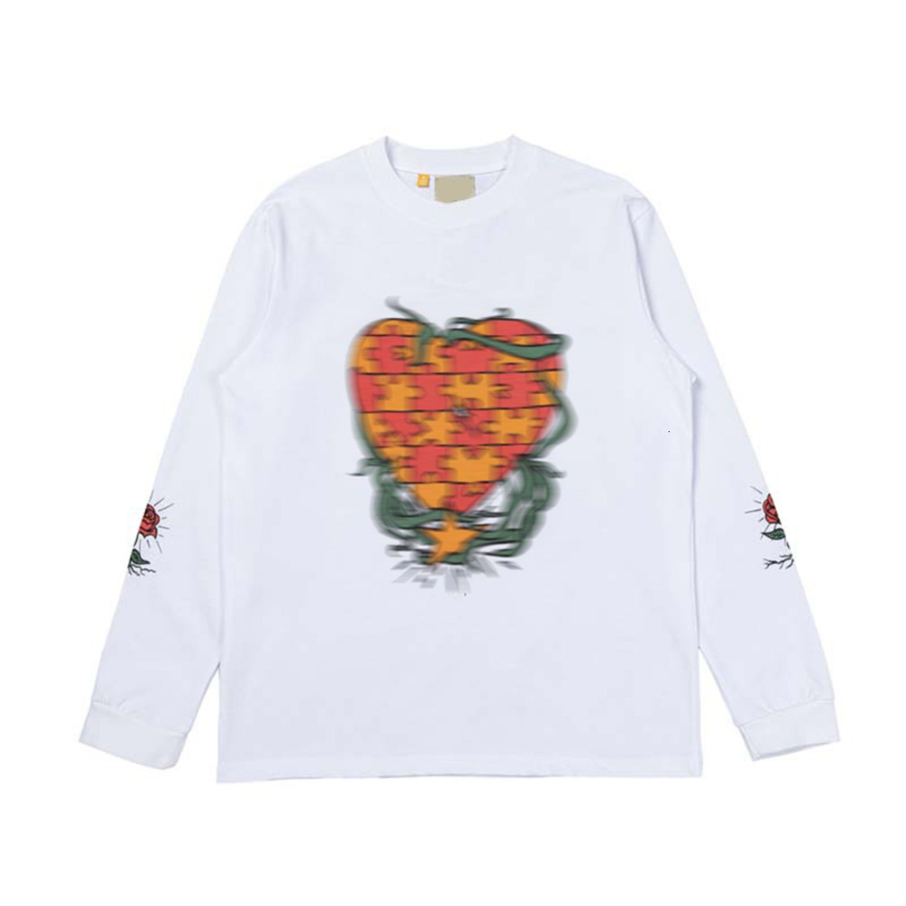 Galleru Dept Shirt Designer Long Sleeve Men's Tshirt Classic Trend Letter Print Graffiti High Street American Hip Hop High Quality Gallarydeptt