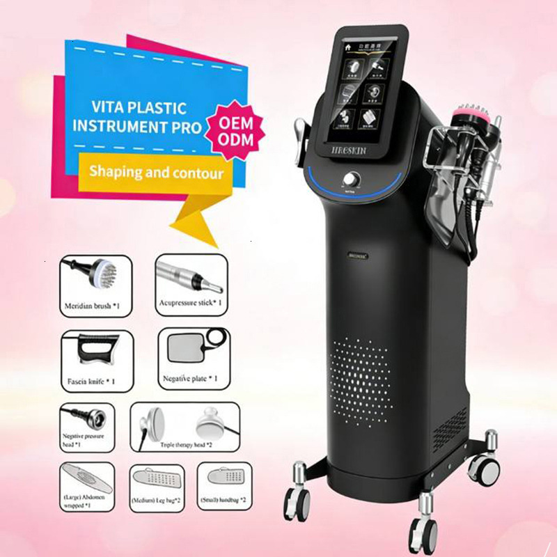 6 in 1 Vita Plastic Instrument Pro Body Shaping Sculpting & Contouring Machine With Triple Therapy Body Massage Slimming Detox Equipment For Salon S