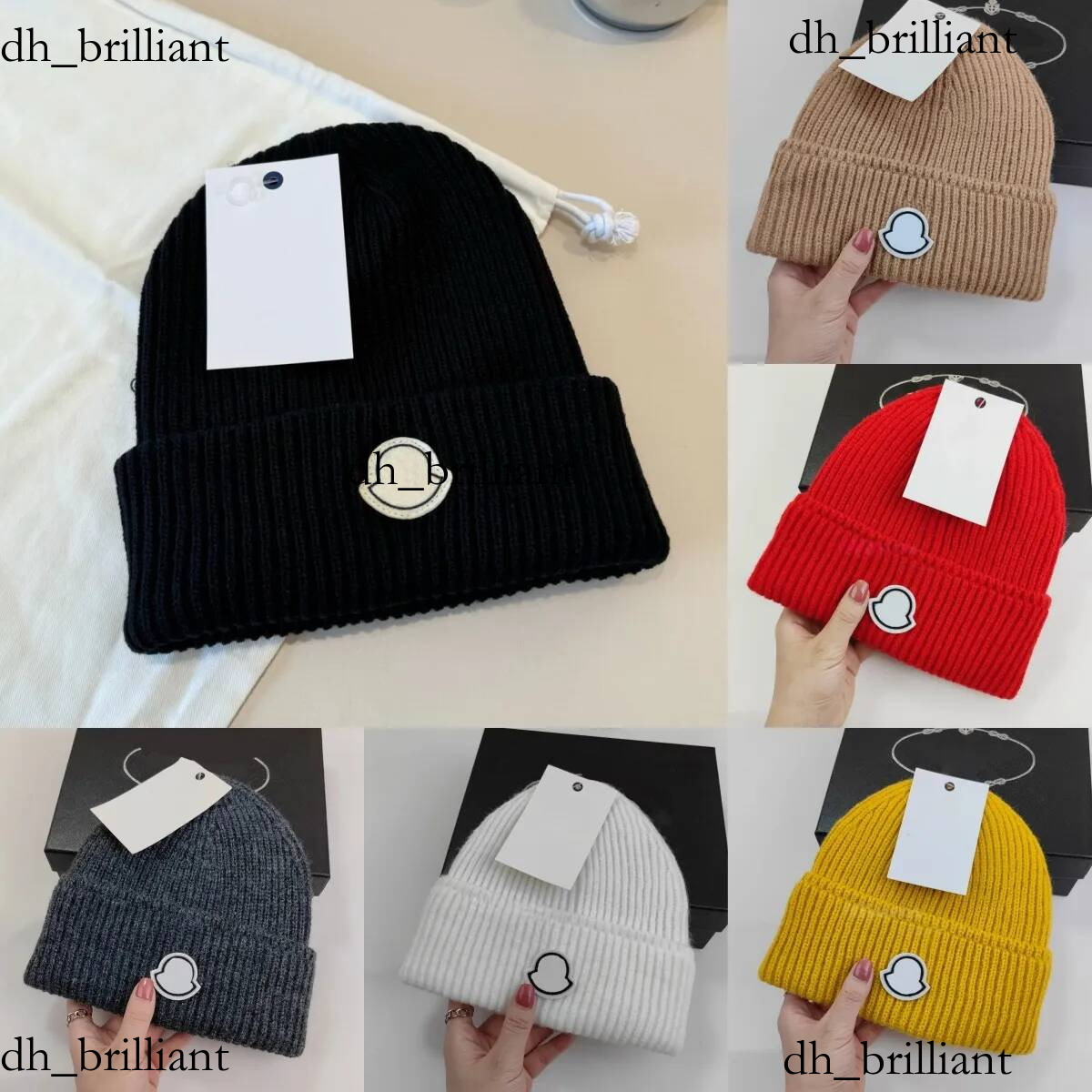 Bonnet en tricot côtelé unisexe, chapeau chaud d'hiver, style minimaliste français, bonnet classique de haute qualité, casquettes décontractées q