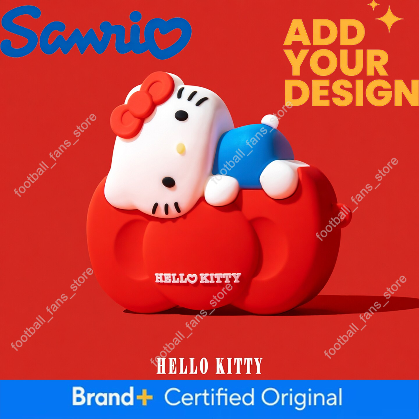 For Airpods Pro3 4 2 1 Pro 3 Pro2 Earphone Case 3D Sanrio Hello Kitty Bow Silicone Cartoon Headphone Box Protective Cover 19