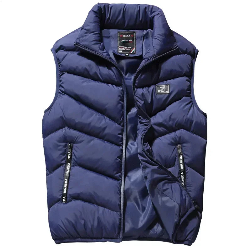 Teenagers Versatile Fashion Korean Waistcoat Men Casual Waistcoat Winter Warm Thick Vest Casual Cold Proof Winter Cardigan 260916
