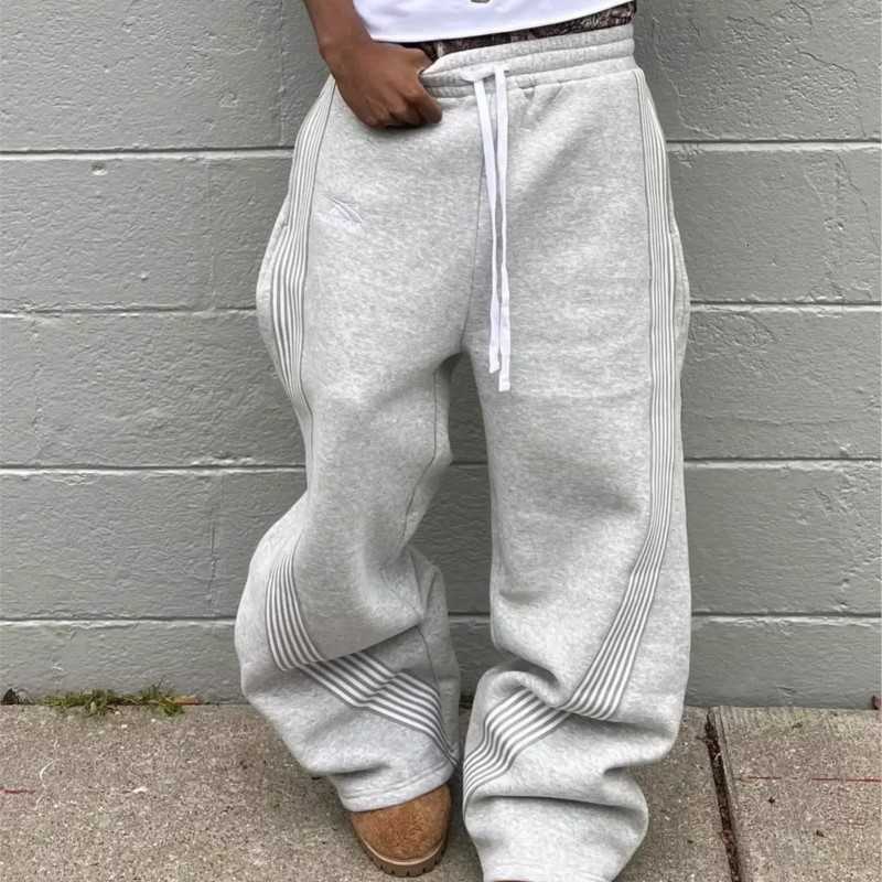 American Sweatpants Y2K Pants Men Goth Punk Hip Hop Letter Retro Design Baggy Elastic Waist Street Jogging Casual Pants unisex D260916