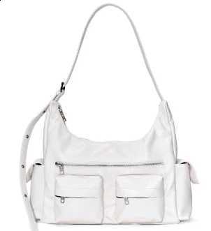 Designer double-pocket design crossbody High-quality bag Y2K wen's fi persali street style single zip underarm bag ins J260916