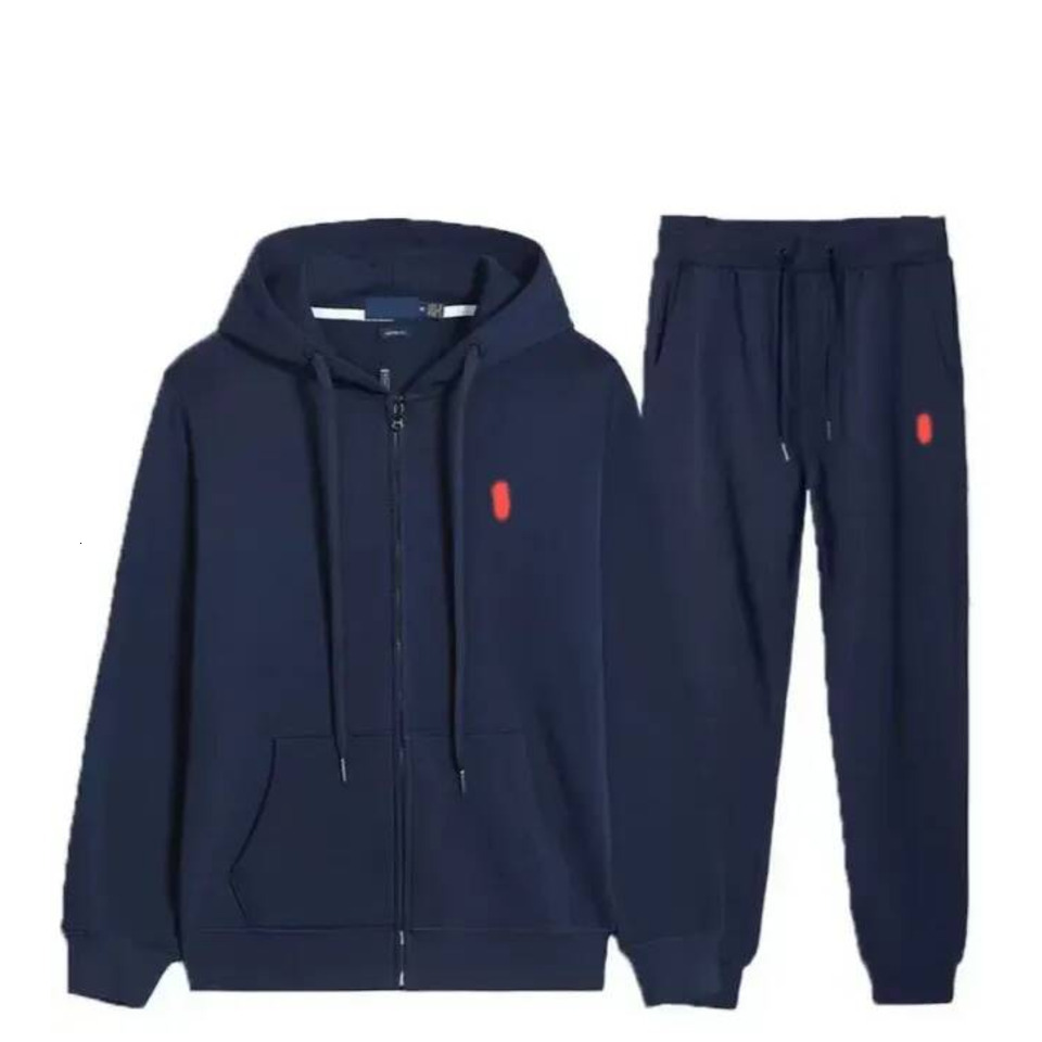 Ralfloren Tracksuits 2026 New Polo Suit Men's Classic Brand Women's Zipper Pants Sets Pullovers Jackets Sports 2 Piece Set Of Pony Embroid