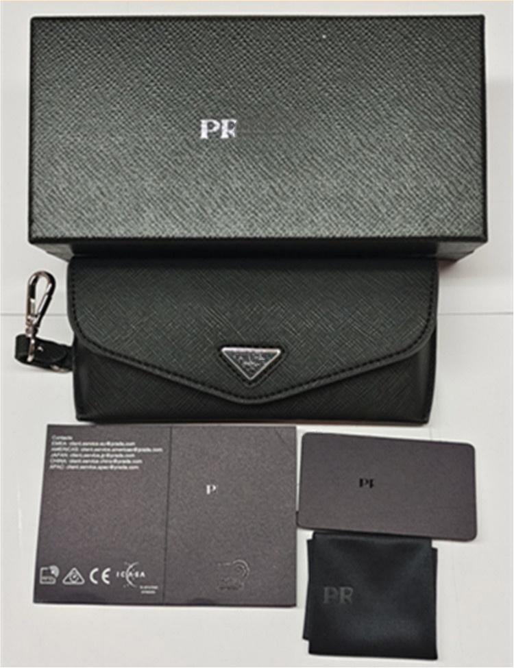 Senior designer designs sunglasses cases black Protective sunglasses Dust-proof and scratch-resistant Luxury high-end brand