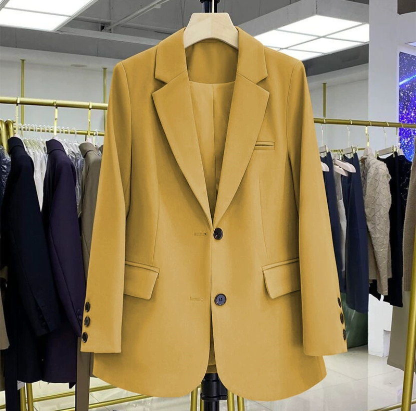 Adele381 Nouveau costume professionnel haut de gamme pour femme, élégant et stylé, jeune et beau.