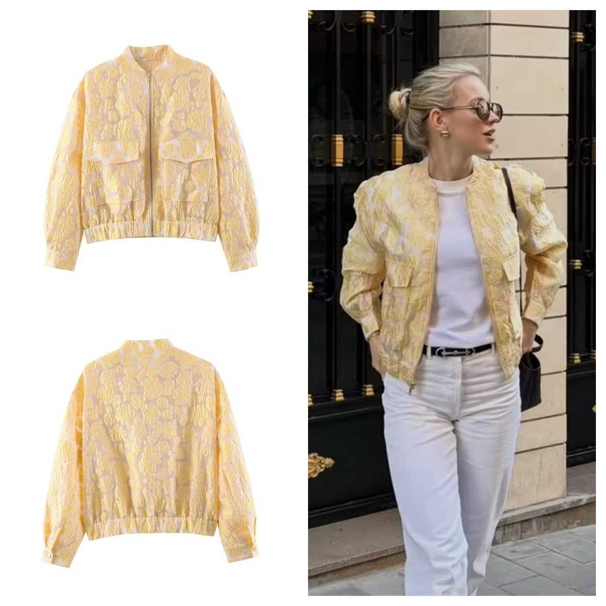 2026 Women's Jacket Summer New Fashion High Street Elegant Original Fabric Jacquard Jacket Women's Casual Style Coat JacketT260916