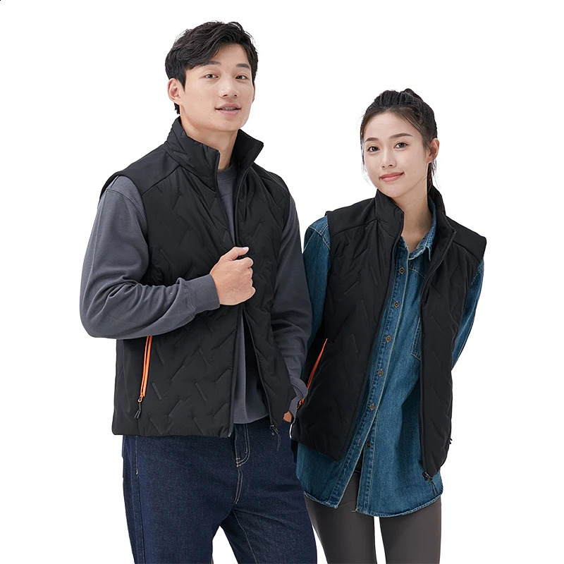 Men's Winter and autumn jacket Selling Ultrasonic Seamless Cotton-Padded Vest Couple Lightweight Warm Waistcoat Coat 260916