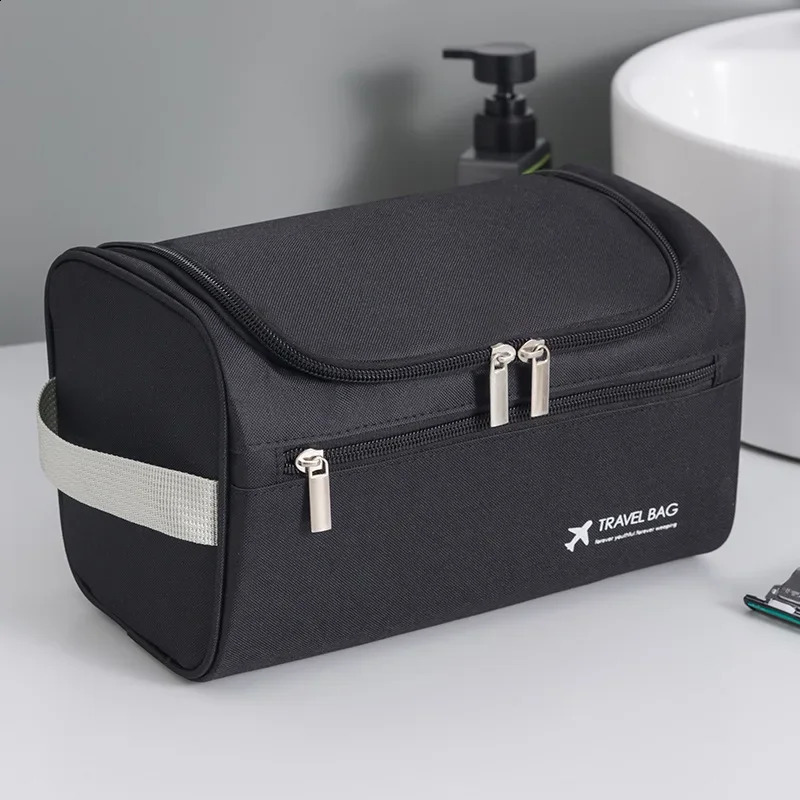 Waterproof Men Comestic Storage Bag High Capacity Nylon Travel Toiletry Organizer Hanging Women Zipper Makeup Wash Pouch 260916