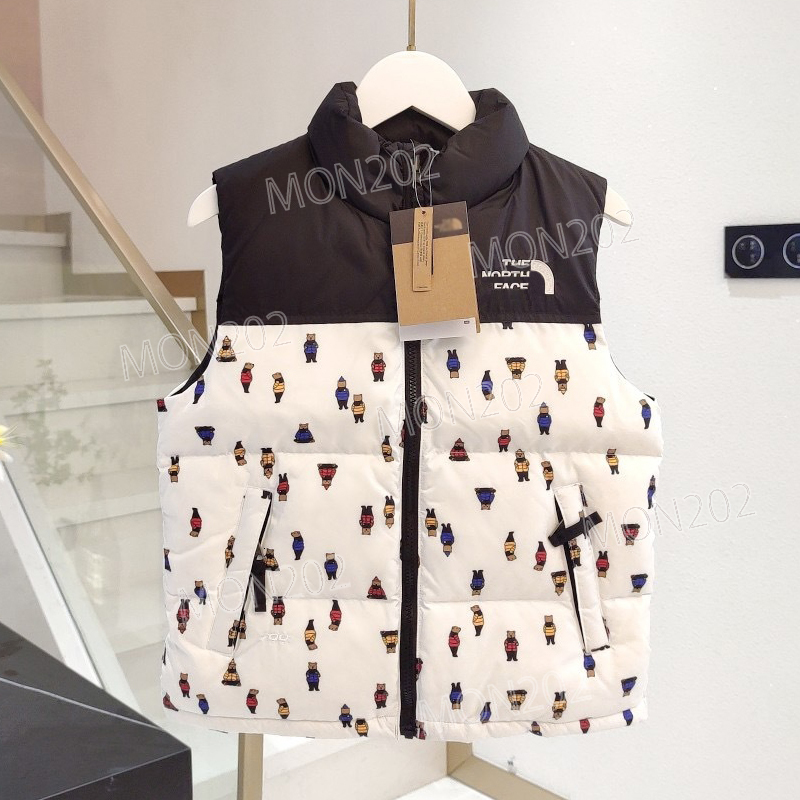 Kids Designer Puffer Vest High Quality Boys Girls jacket Winter Padded Vests Unisex Bodywarmer Sleeveless Outdoor Warm Thick Casual Outwear Gilet Fo