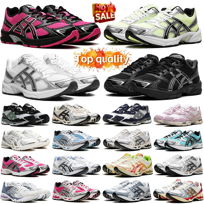 with box designer running shoes gel nyc 1130 k14 Metallic Silver Gold Chrome Toe Pink Foam Blue Tint men women outdoor jogging walking Platform snea