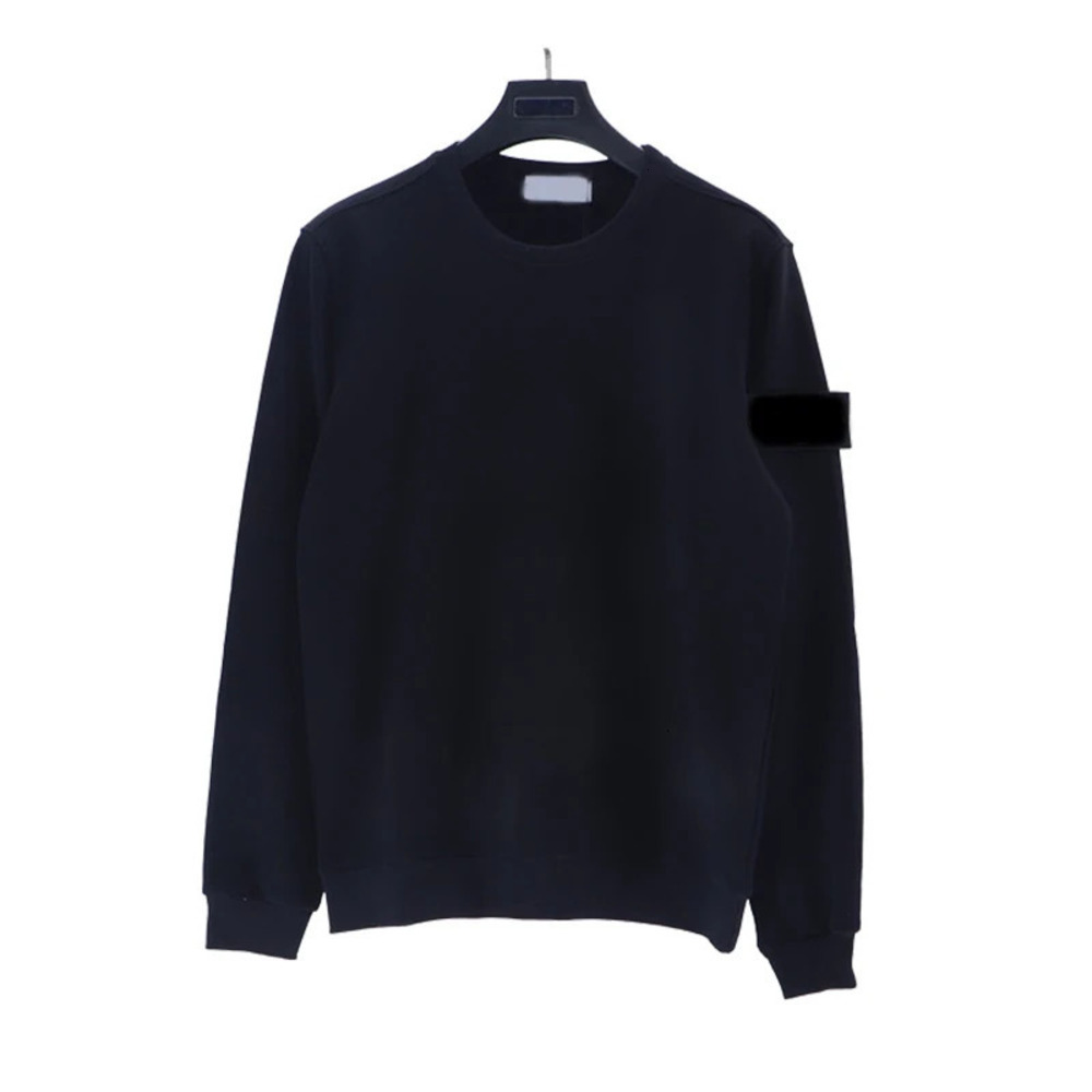 Stone Men's Hoodies Sweatshirts Fashion Round Neck Solid Color Stone For Women Men Sweatshirt Spring Autumn Cotton Loose Sleeve Label Pullovers