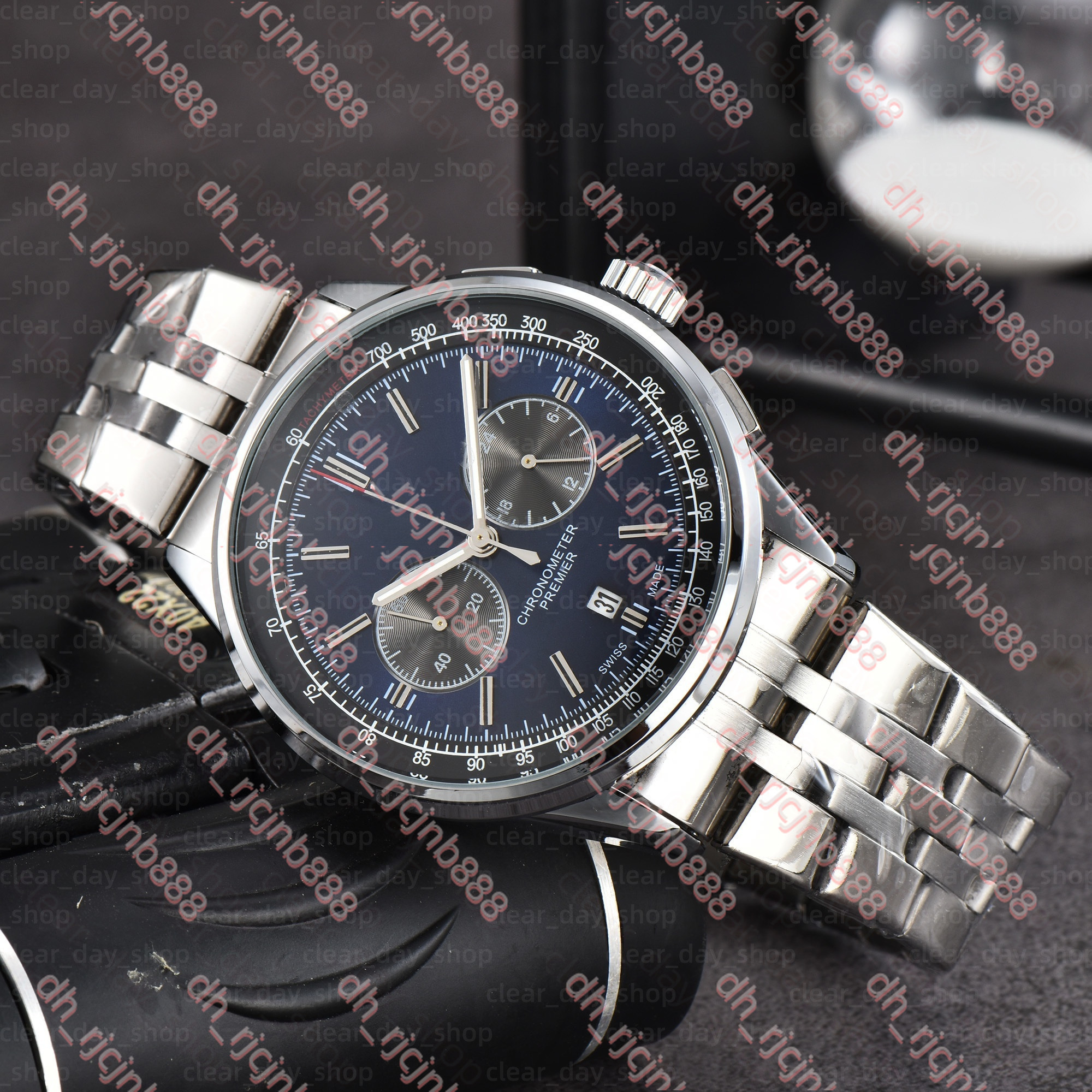 AAA Men Watch Br Watch Designer Watch Luxury Watch Chronograph Quartz Automatic Dial Watch Business Casual Fashion Watch Breilwatch b1d