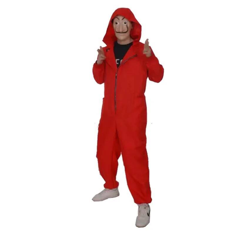 Cosplay Wholesale Halloween Korean movie COS red jumpsuit factory direct supply dance drama costumes