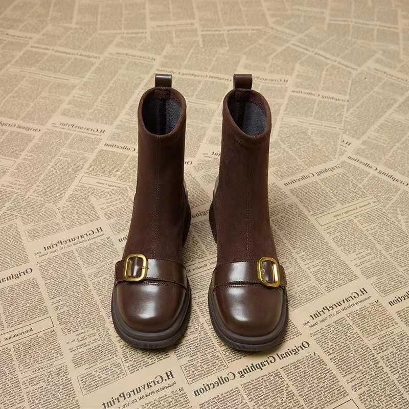 women's Short shoes boots popular in autumn and winter of 2025 stylish women's shoes D260916