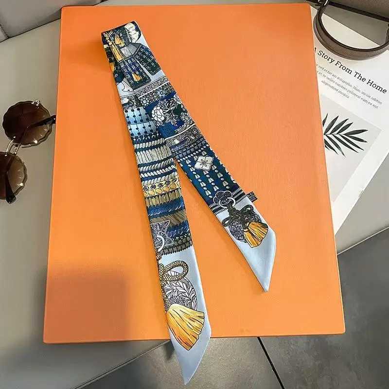 2025 Hot Fashion Decorative Handbag Handle Strap Bag Twill Silk Scarf Tied Bag Ribbon Long Streamer Women's Headband 5*90cm Q260916