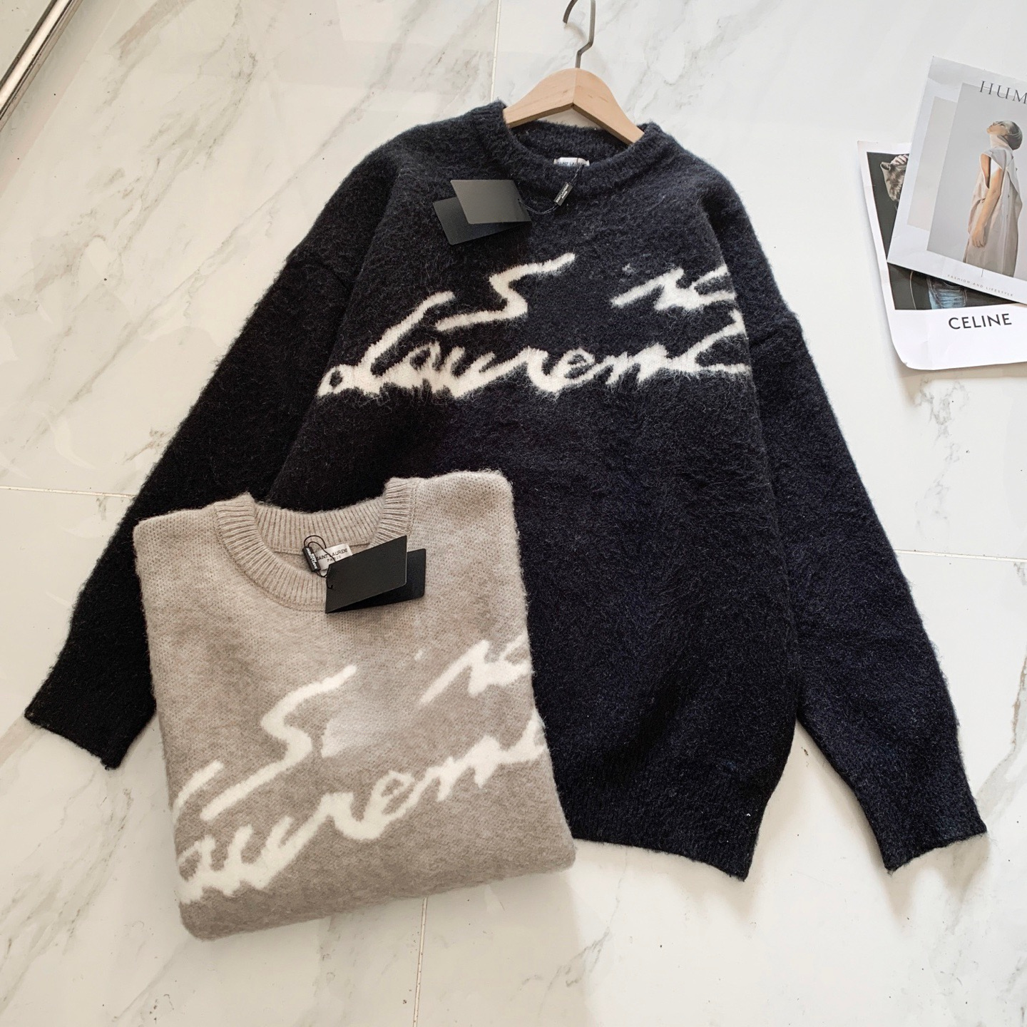Men sweater Top designer Luxury Casual Loose pull Alphabet Print For Street Fashion Mens Women Sweaters O Neck Long Sleeve Jumper y2