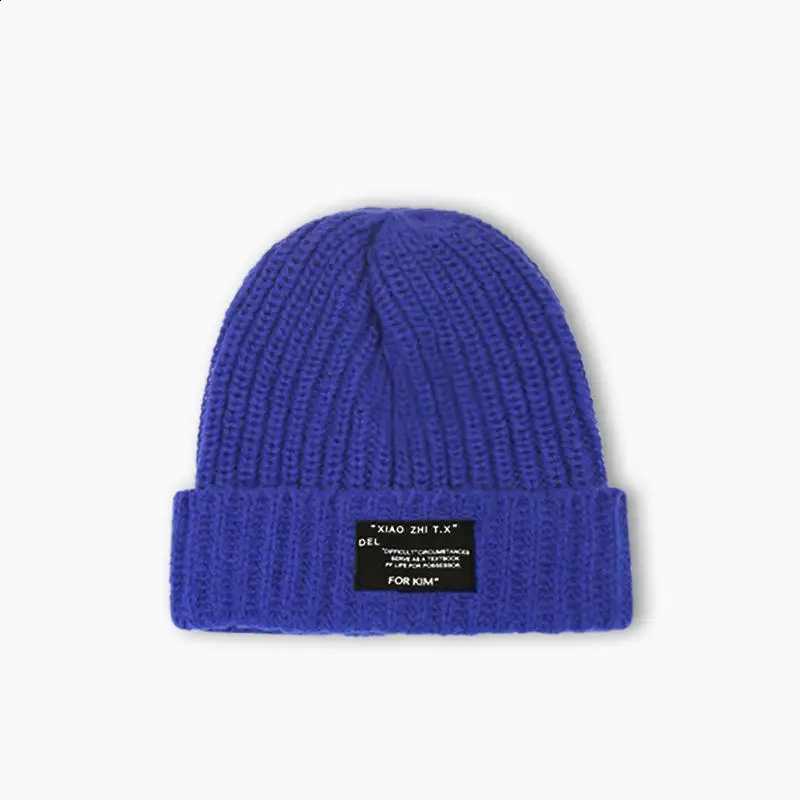 1Fashionable Men's Autumn And 2023 Winter Knitted Hats Large Size Warm Cold Beanie Hat Loose Big Head Ware Knitting Hat For Men L260915