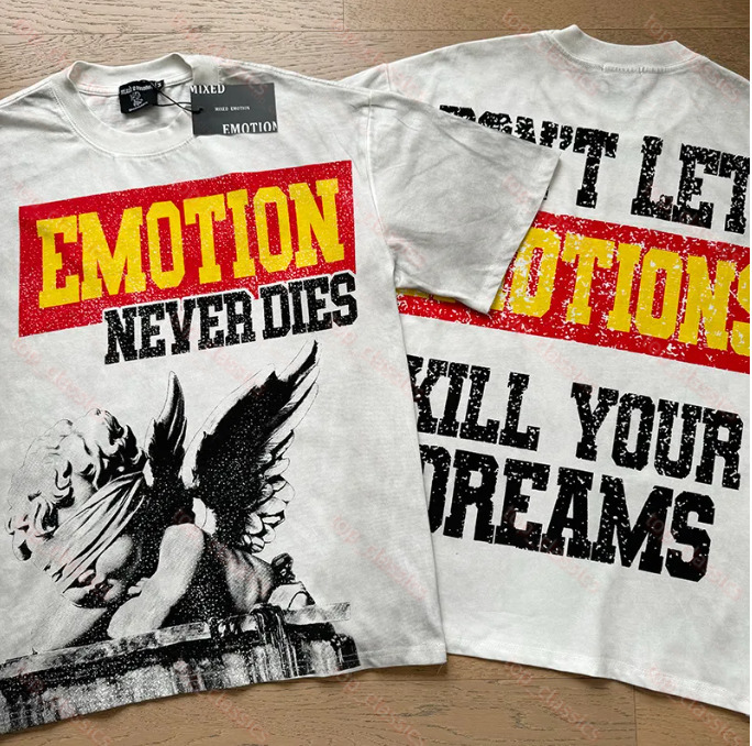 MIXEDEMOTION Mens T Shirt Comfortable Ventilation Shirt Designer Y2k Shirt Graphic Tee Summer Loose Fit Campus Fashion Shirt Casual Shirts Hip Hop T