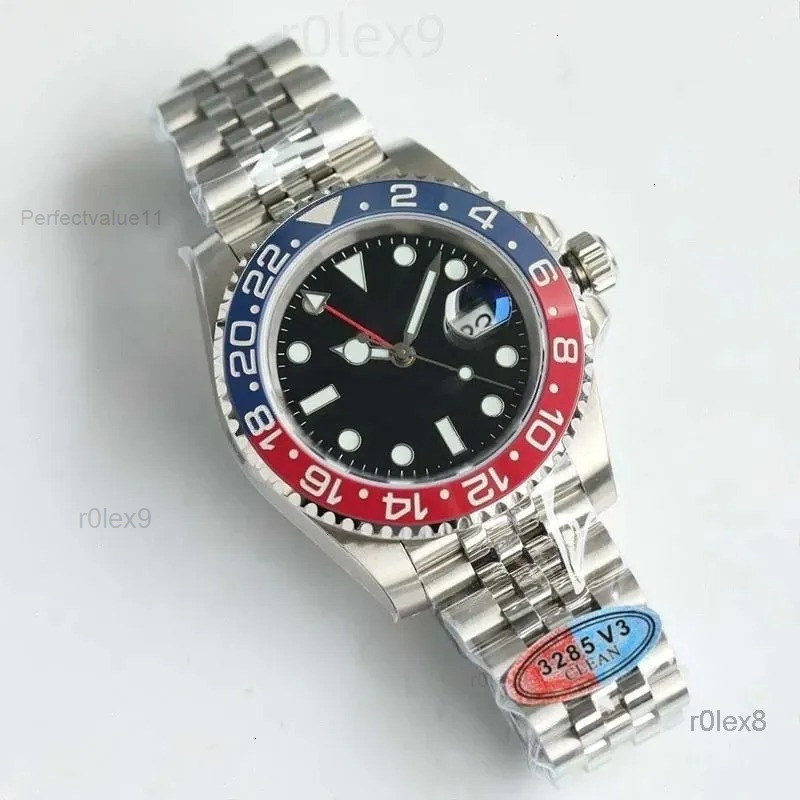 Clean Factory Watches Men Designer Watch Top V3 Supre Quality Factory Luxury Watch Automatic Cal.3285 Movement Ceramic Bezel Sapphire Luminous Divin