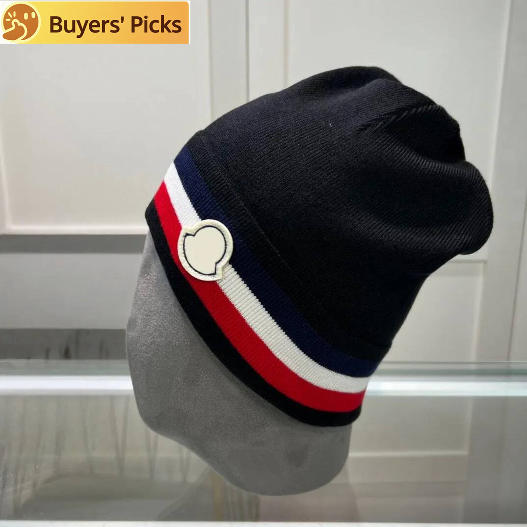 2026 Designer Beaine Men Bonnet Skull Cap Knit Beanies Classic Black Dark Grey Plaid Fall Winter Warm Hat