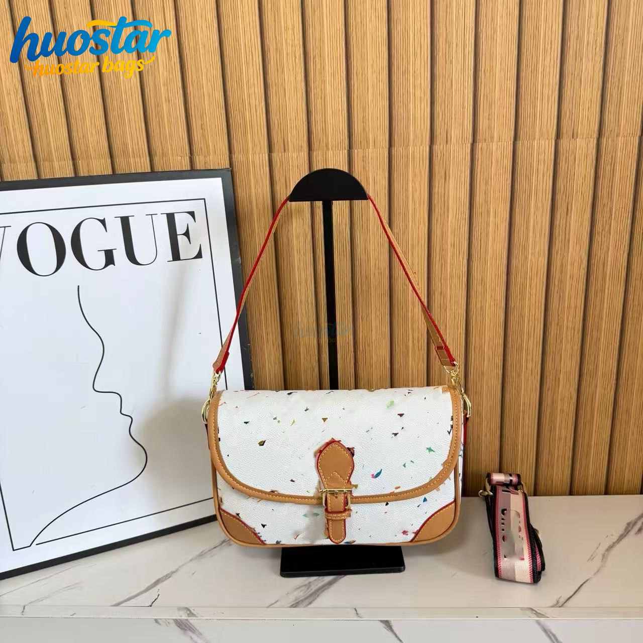 Designer Crossbody Shoulder Bag PU Leather Classic Versatile Underarm Handbag High Quality Purse for Women Daily Commute Work Shopping Travel