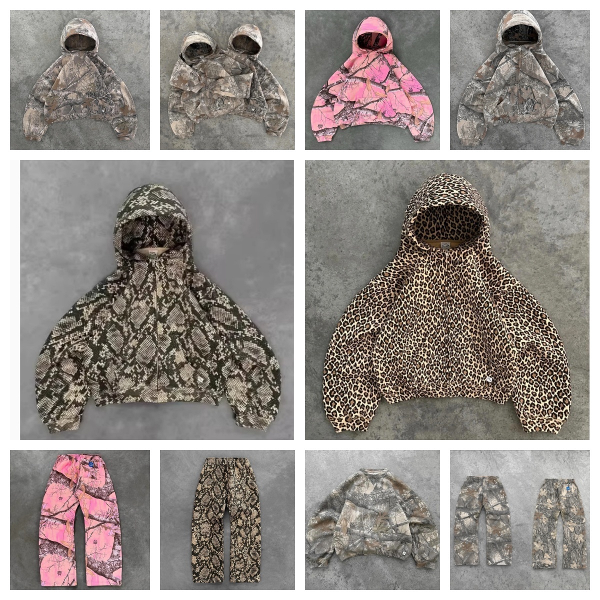 designer Sitka jacket mens Retro hip-hop zip-up pullover sweatshirt Hudson mens Camo Waterproof and Warm Hunting Loose Fit coat overalls camouflage