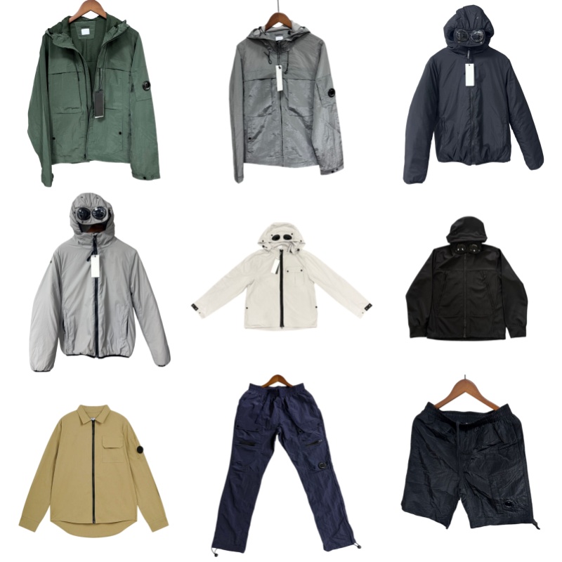 Mens windbreaker designer jackets protective clothing protection sun shirt c p zipper jacket windproof coat men jacket sport dh1613